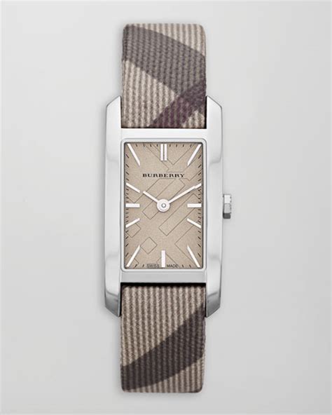 burberry smoked check strap watch|burberry watch straps only.